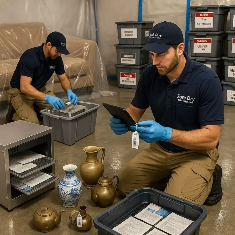 Content Protection and Restoration process in Fort Myers Shores, FL